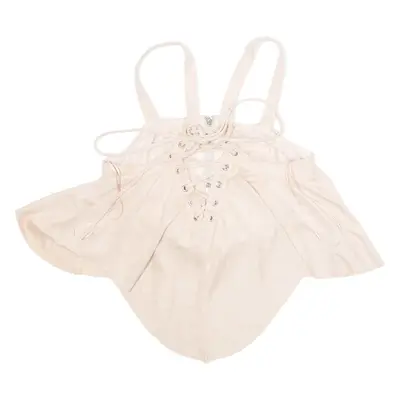 VERA & LUCY Womens Cropped Top Pink Sleeveless M