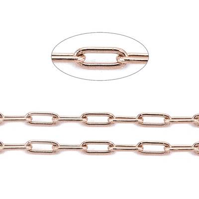 Ion Plating(IP) 304 Stainless Steel Paperclip Chains