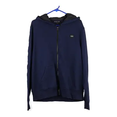 Michael Kors Hoodie - Large Navy Cotton Blend