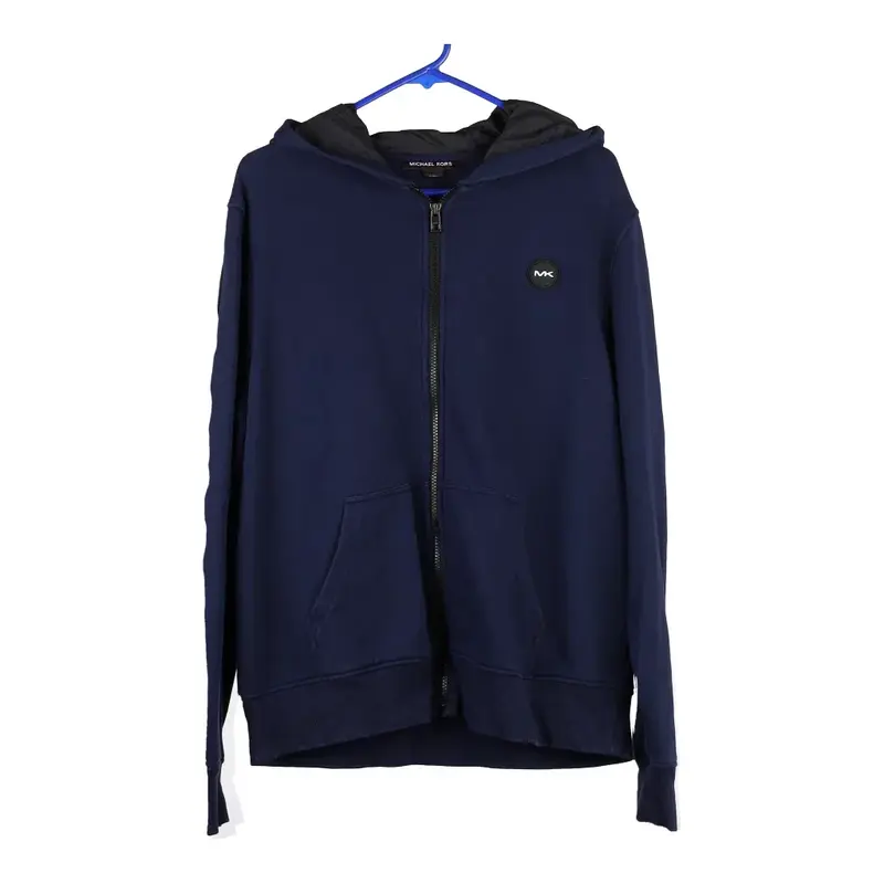 Michael Kors Hoodie - Large Navy Cotton Blend