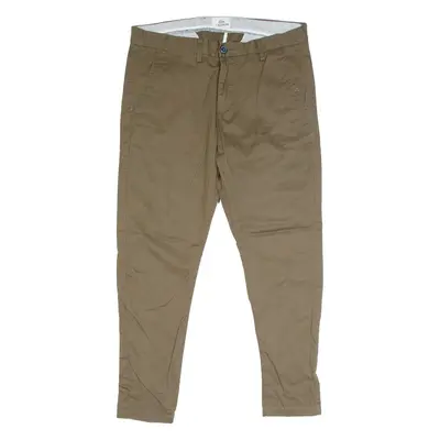 LACOSTE Chino Mens Trousers Green Slim Tapered W32 L25