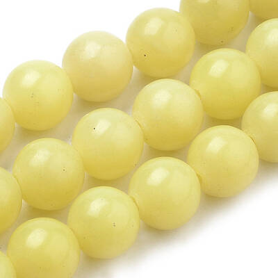 Natural Lemon Jade Beads Strands