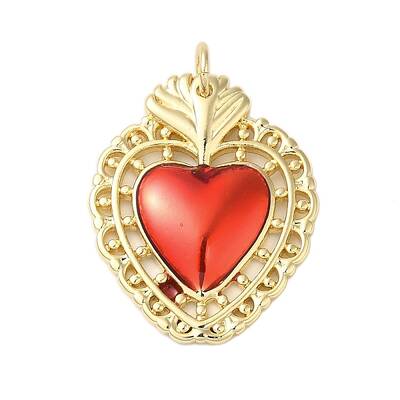 Rack Plating Brass Enamel Pendants