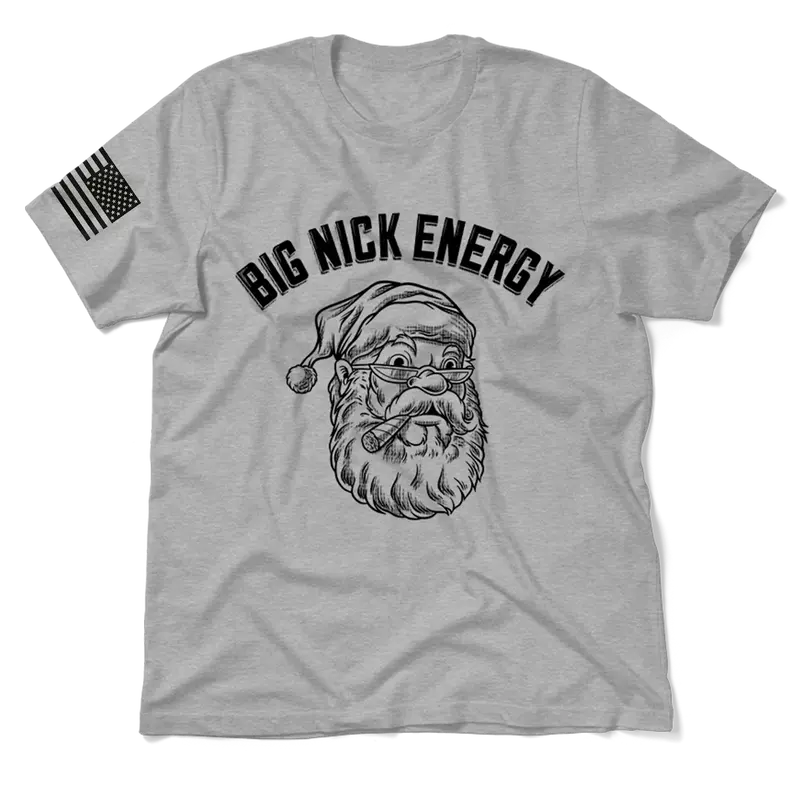 Big Nick Energy - Heather Gray T-Shirt