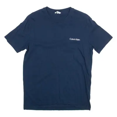 CALVIN KLEIN Mens T-Shirt Blue M