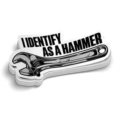Hammer - Hard Hat Decal