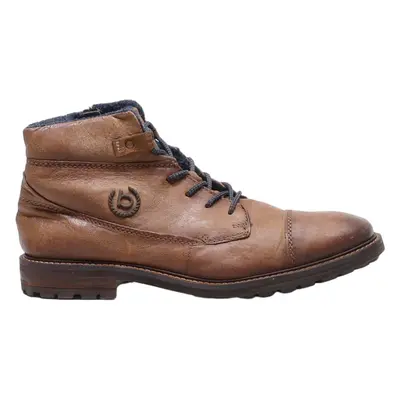 BUGATTI Lace-Up Boots Brown Leather Mens UK 10