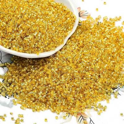 Baking Paint Silver Lined Glass Seed Beads