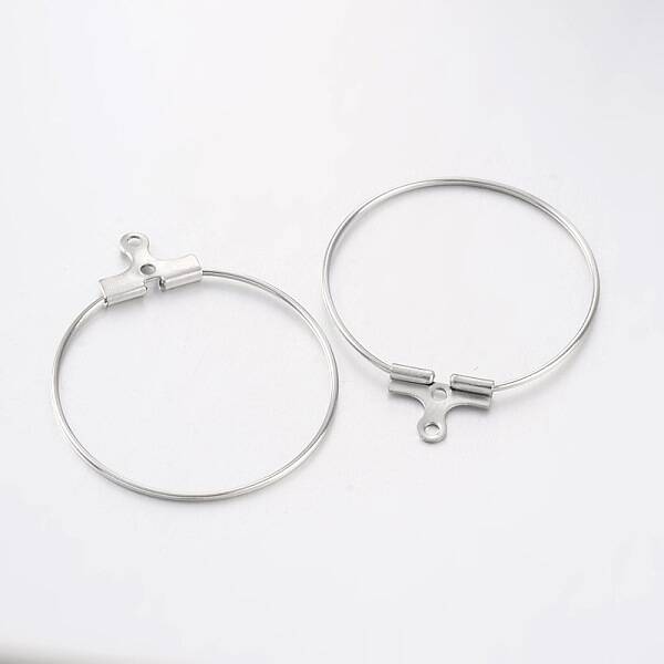 Rack Plating Brass Ring Hoop Earrings