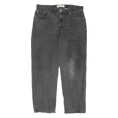 LEVI'S 550 Jeans Mens Black Relaxed Tapered W38 L30