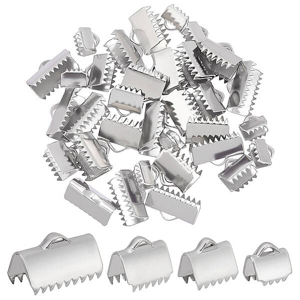 304 Stainless Steel Ribbon Crimp Ends