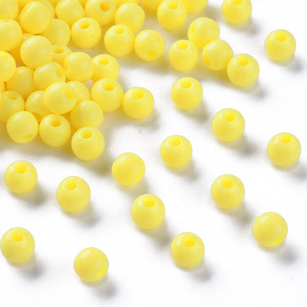 Opaque Acrylic Beads