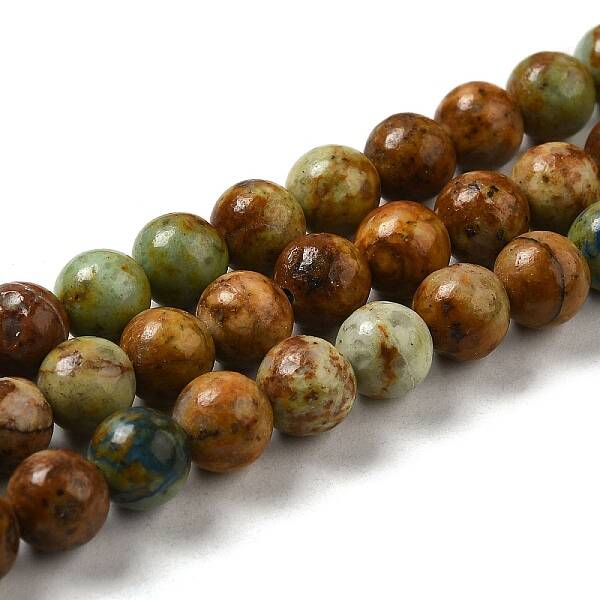 Natural Yellow Chrysocolla Beads Strands