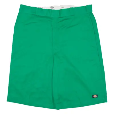 DICKIES Mens Workwear Shorts Green Loose XL W40