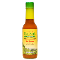 Elijah's Roasted Cayenne & Jalapeño Pepper Sauce, Mild All Natural Gourmet Hot Sauce, Non GMO, Gluten Free, Vegan, Low Sugar...