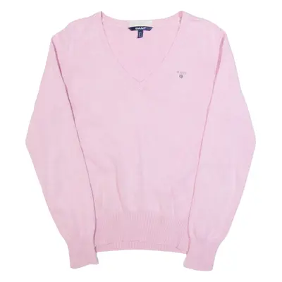 GANT Girls Jumper Pink Tight Knit L