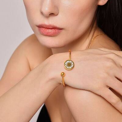 304 Stainless Steel Cuff Bangles for Women