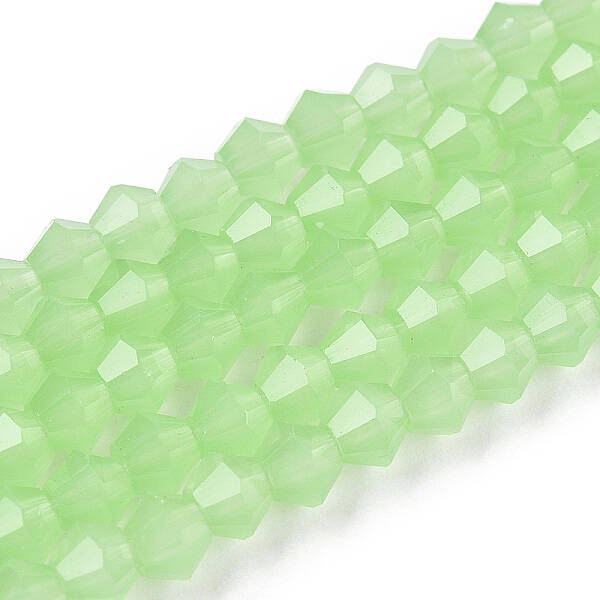 Faceted Bicone Opal Beads Strands