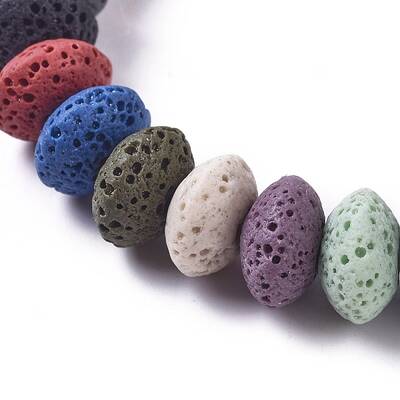 Natural Lava Rock Beads Strands