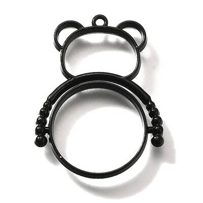 Alloy Open Back Bezel Pendants