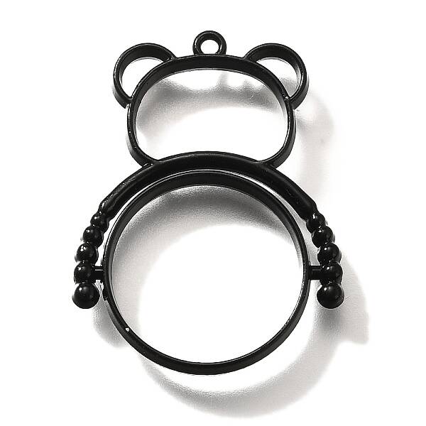 Alloy Open Back Bezel Pendants