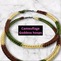 Goddess Crochet Hoopz Earrings - Handmade Crochet Earrings