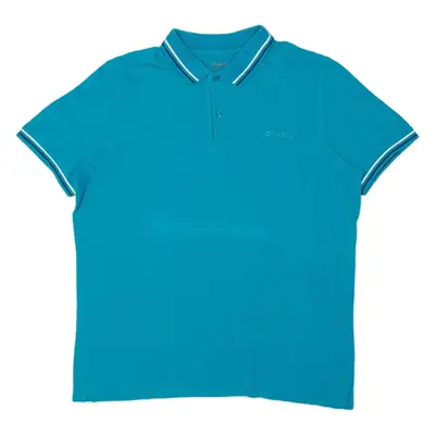 LOTTO Mens Polo Shirt Blue L