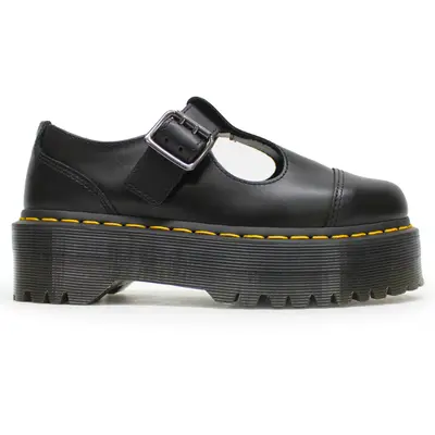 Dr. Martens Bethan Polished Smooth leather Women's Comfort Shoes - Black - Size:US 9 Women