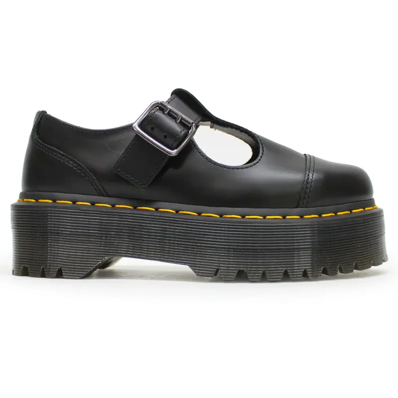 Dr. Martens Bethan Polished Smooth leather Women's Comfort Shoes - Black - Size:US 9 Women