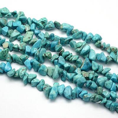 Synthetic Turquoise Beads Strands