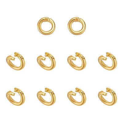 10Pcs 925 Sterling Silver Open Jump Rings