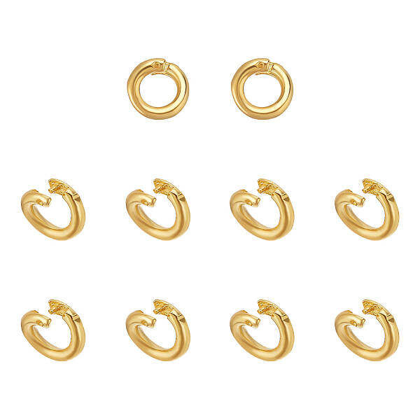 10Pcs 925 Sterling Silver Open Jump Rings