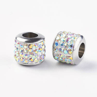 304 Stainless Steel European Beads