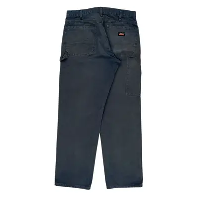 Dickies Carpenter Trousers - 34W 32L Navy Cotton | Size: 34″ waist