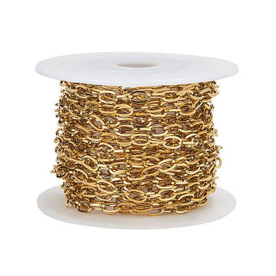 PVD Vacuum Plating 304 Stainless Steel Cable Chains