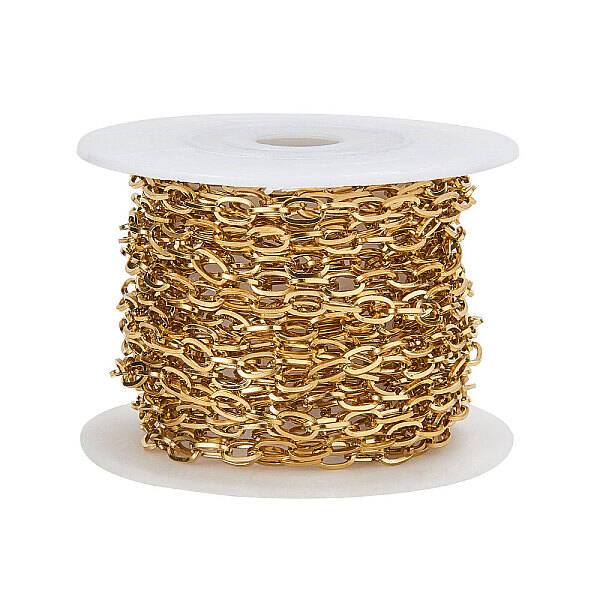 PVD Vacuum Plating 304 Stainless Steel Cable Chains