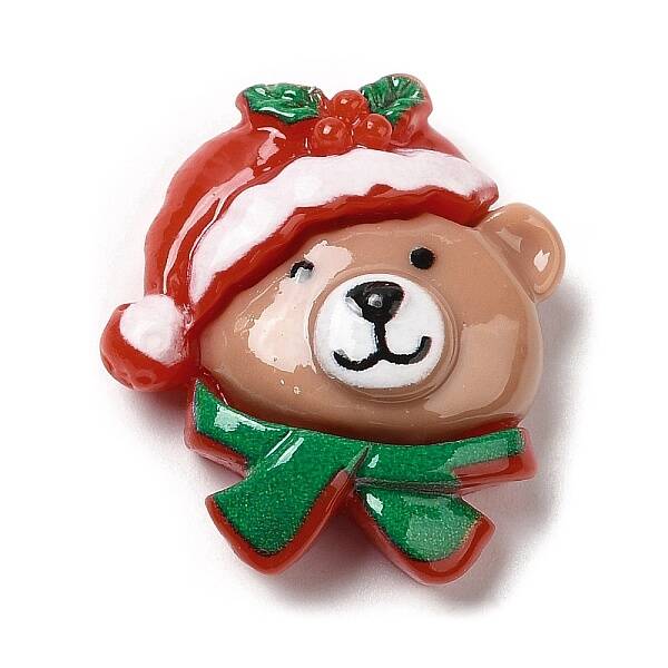 Christmas Theme Opaque Resin Cabochons