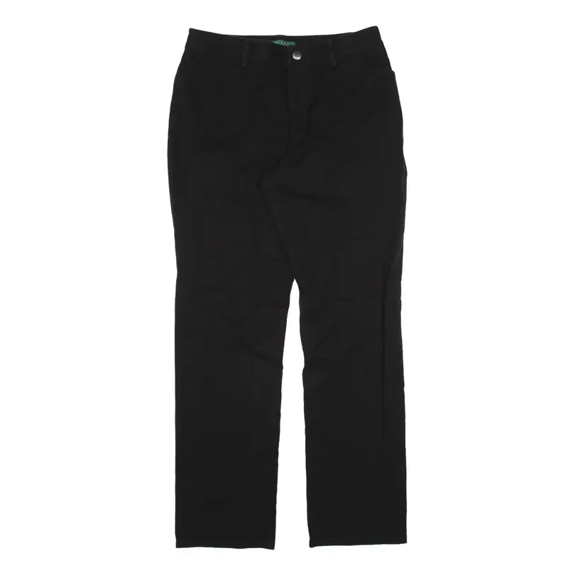 LAUREN RALPH LAUREN Trousers Black Regular Straight Womens W28 L28