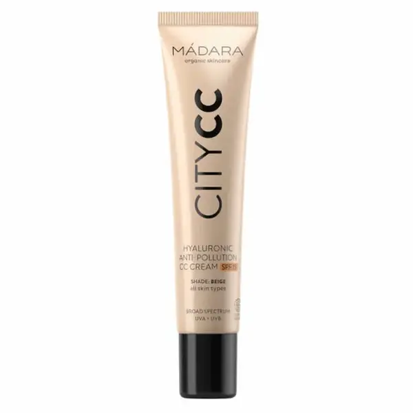 Mádara City CC Hyaluronic Anti Pollution CC crema Spf15 Beige 40ml