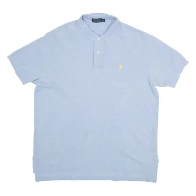 POLO RALPH LAUREN Mens Polo Shirt Blue XL