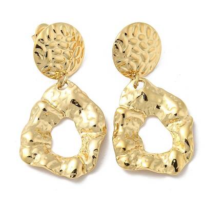 Ion Plating(IP) 304 Stainless Steel Dangle Stud Earrings