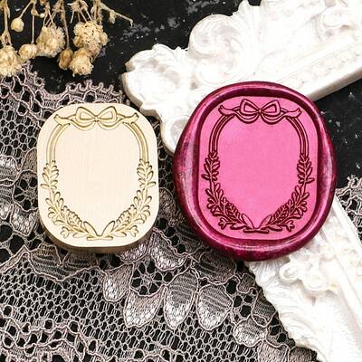 Flower Frame Brass Stamp Heads