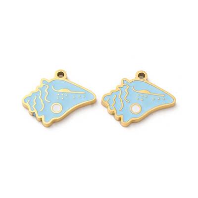 304 Stainless Steel Enamel Charms