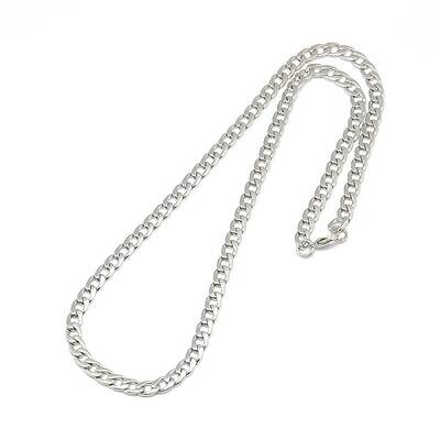304 Stainless Steel Curb Chain/Twisted Chain Necklaces