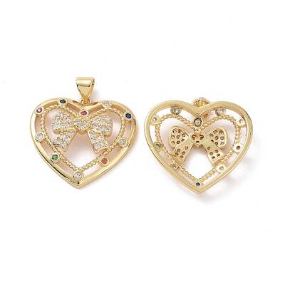 Brass Cubic Zirconia Pendants