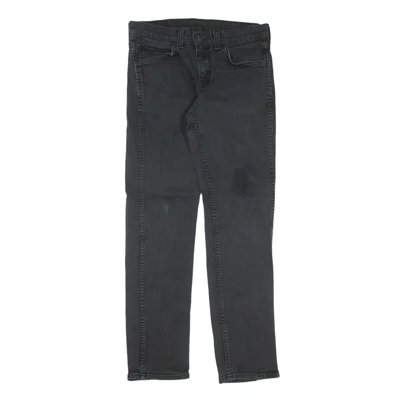 LEVI'S 511 Jeans Black Denim Slim Straight Mens W27 L32