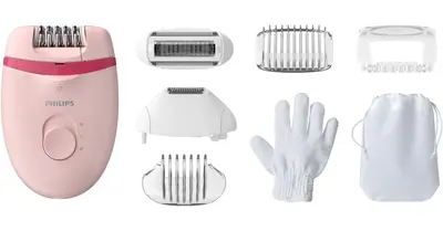 Philips Satinelle Essential BRE285/00 epilator with case