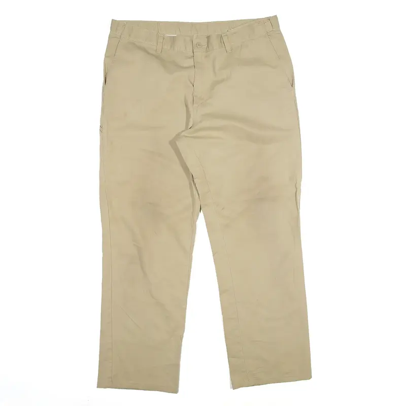 DICKIES Trousers Beige Regular Straight Mens W36 L28