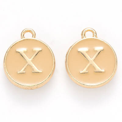 Golden Plated Alloy Enamel Charms