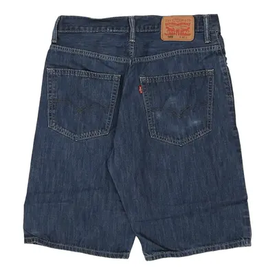 569 Levis Denim Shorts - 31W 11L Blue Cotton